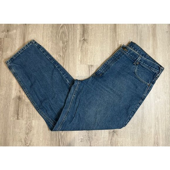 Carhartt Other - Carhartt B17 DST Jeans Men's‎ 42x32 Relaxed Fit Straight Leg Denim Blue